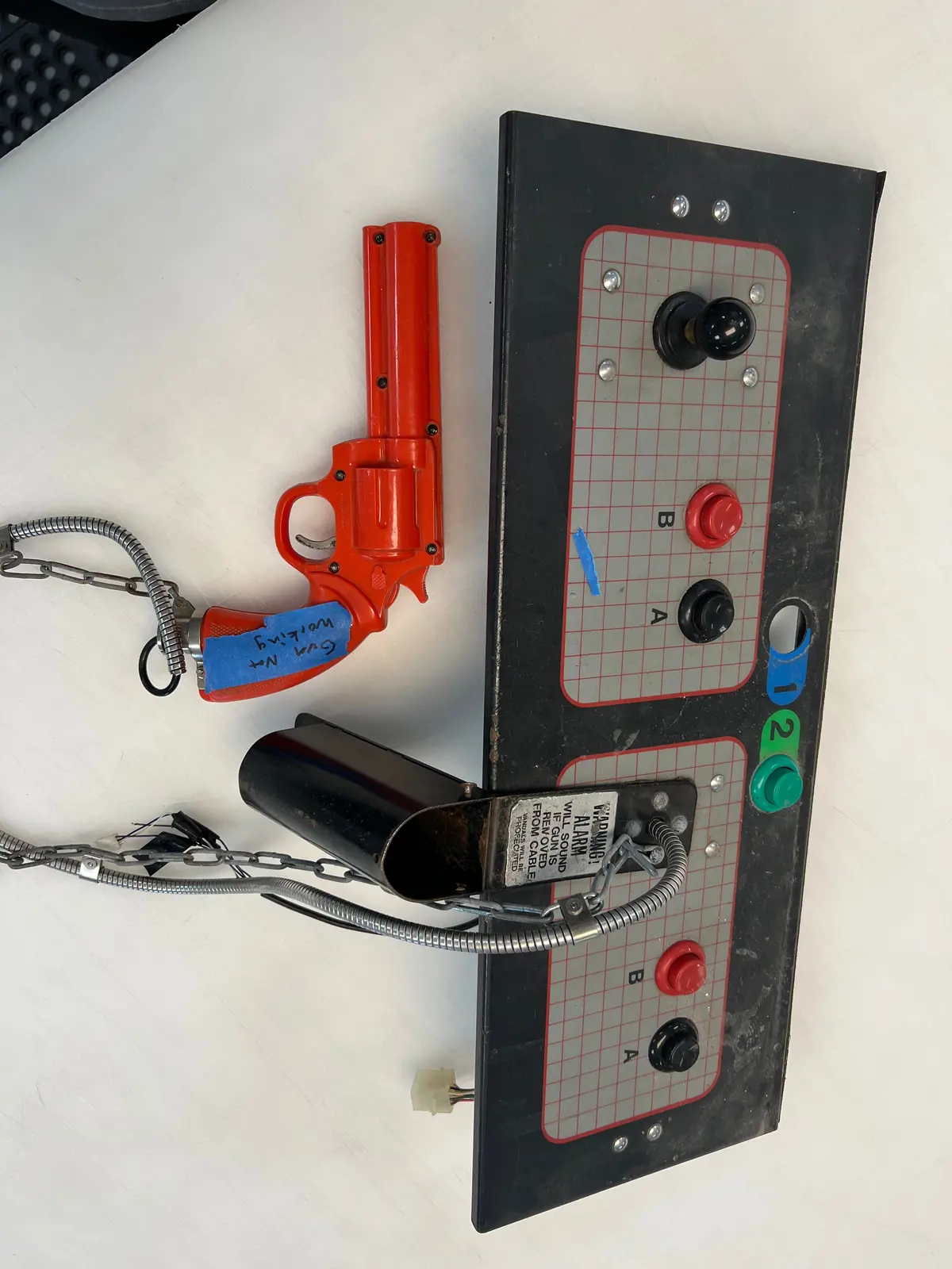 Nintendo Vs Populated Control Panel W/ Gun 2
