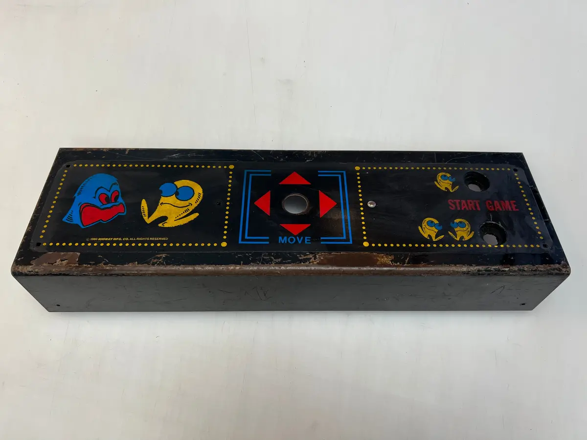 Pac-Man Control Panel Vintage 1