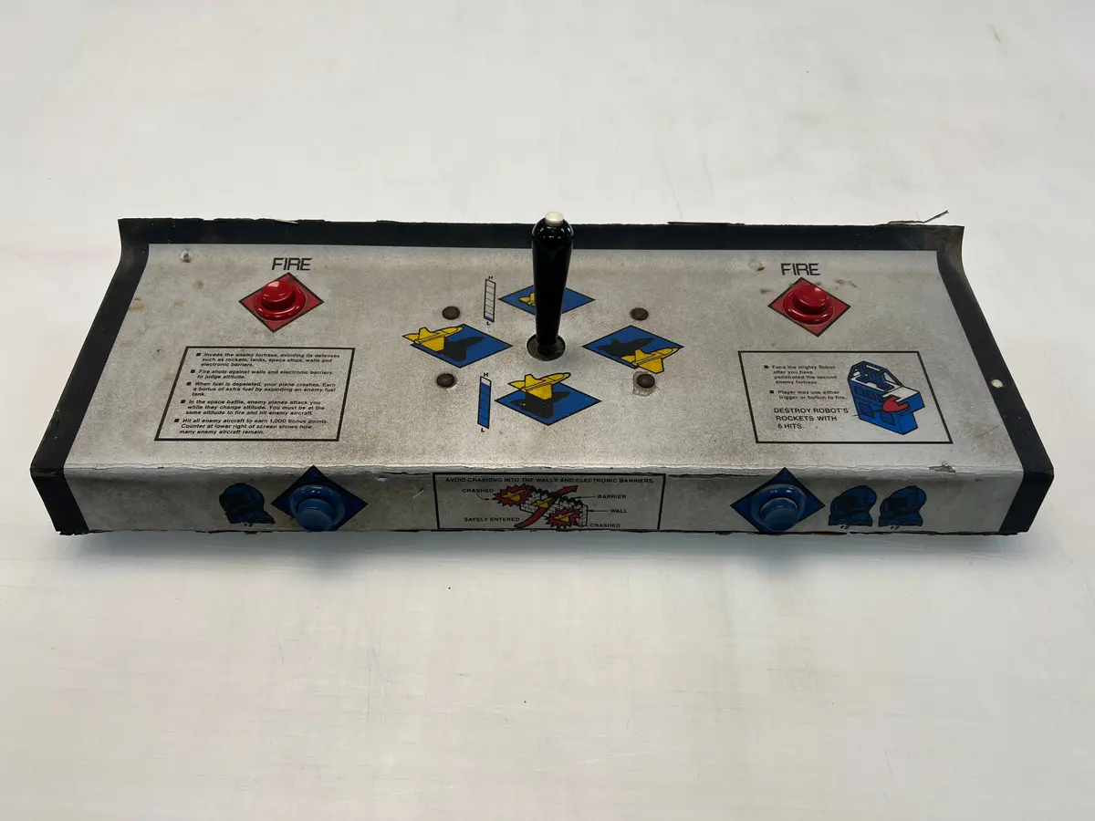 Zaxxon Populated Control Panel 1