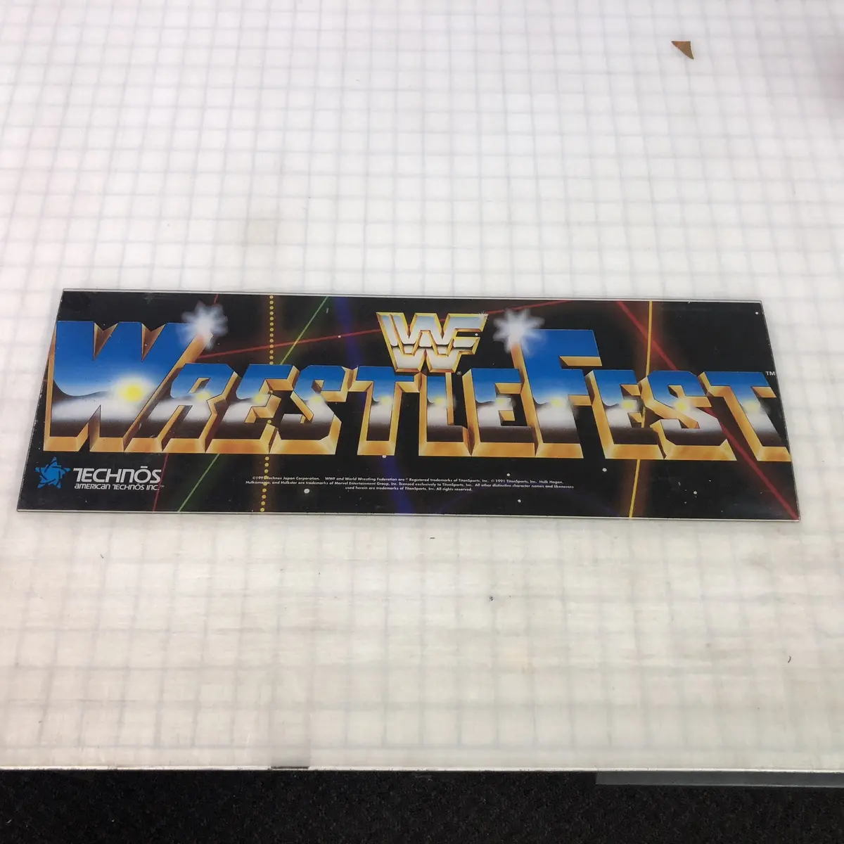 Vintage - Wrestlefest Arcade Marquee 1
