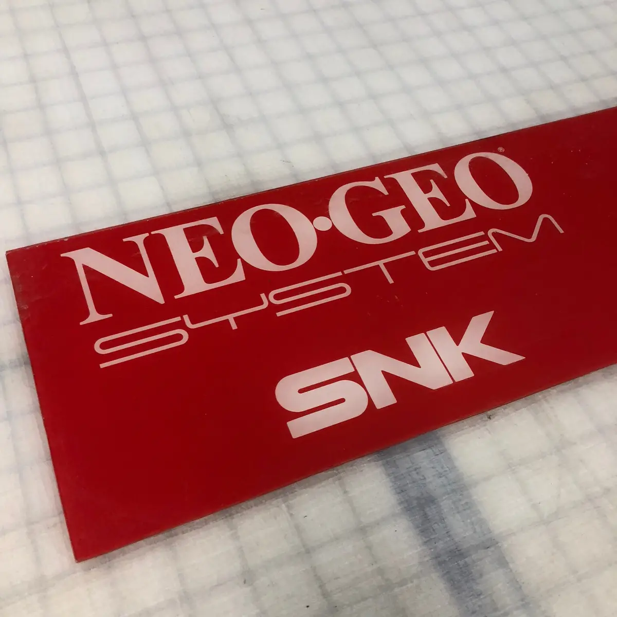 Vintage - Neo Geo Single Slot Arcade Marquee 1