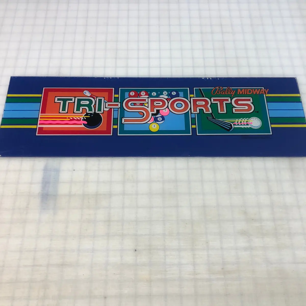 Vintage - Tri Sports Arcade Marquee 1