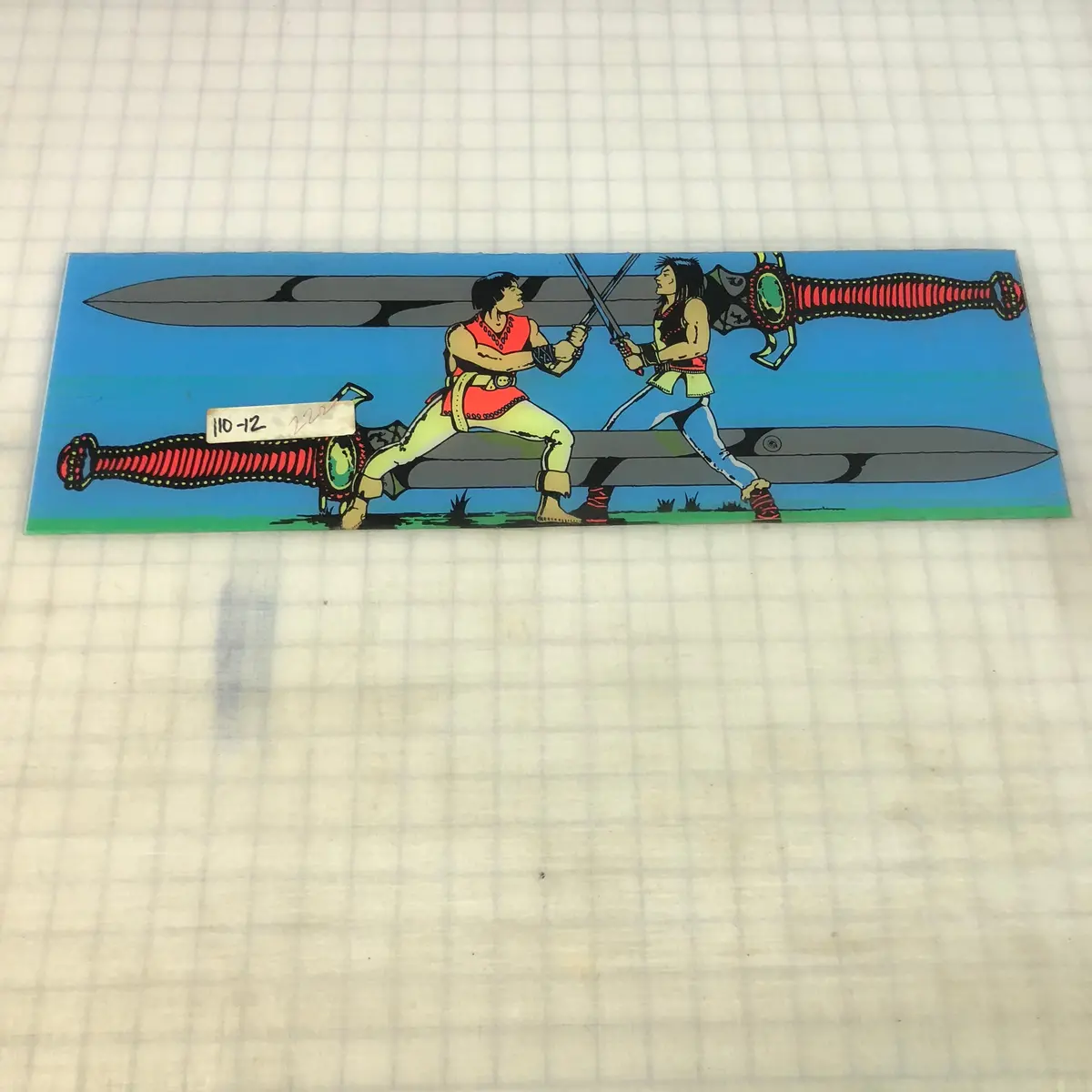Vintage - Kung-Fu Sword Fight ?? Arcade Marquee 1