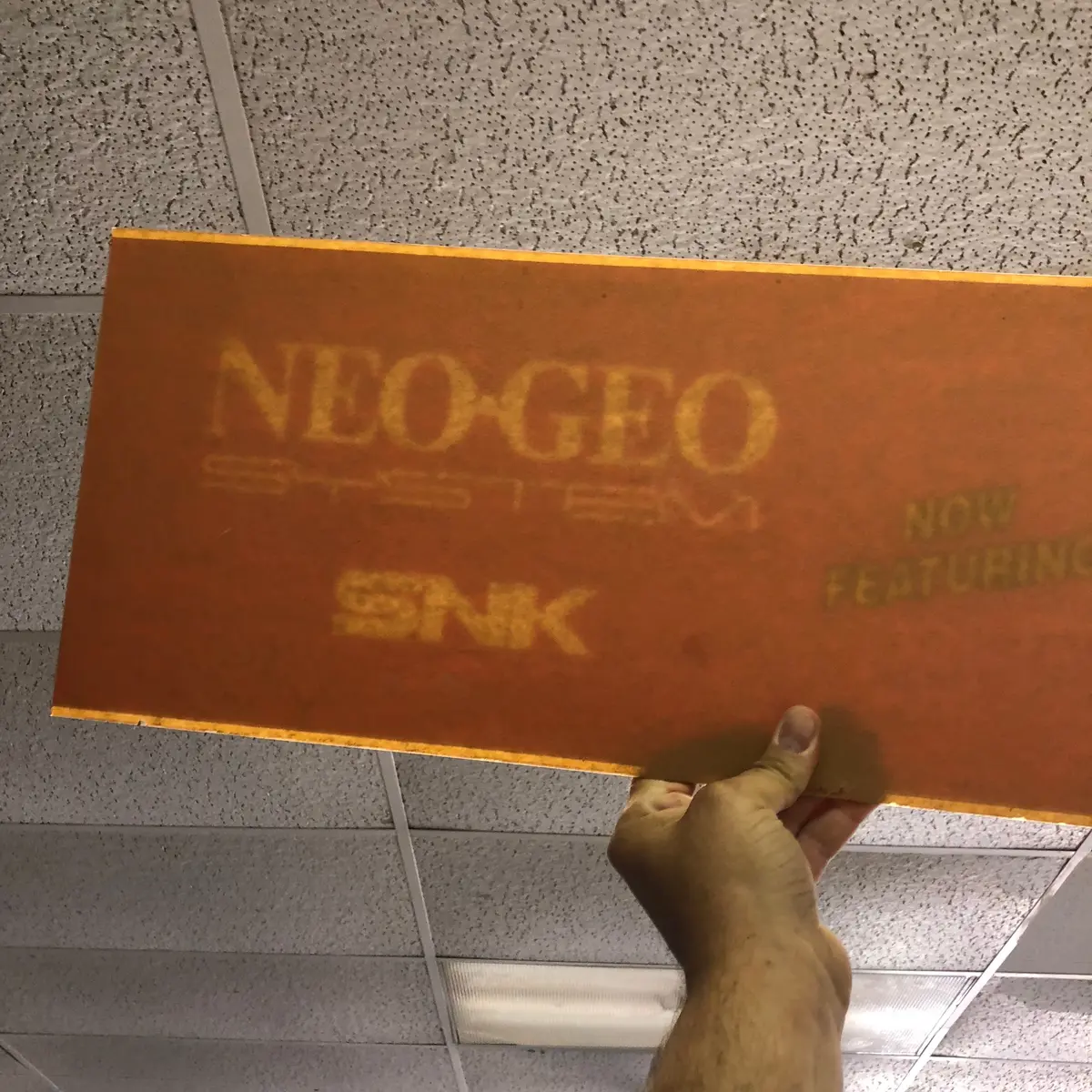 Vintage Nos - Neo Geo - 1 Slot Arcade Marquee 1