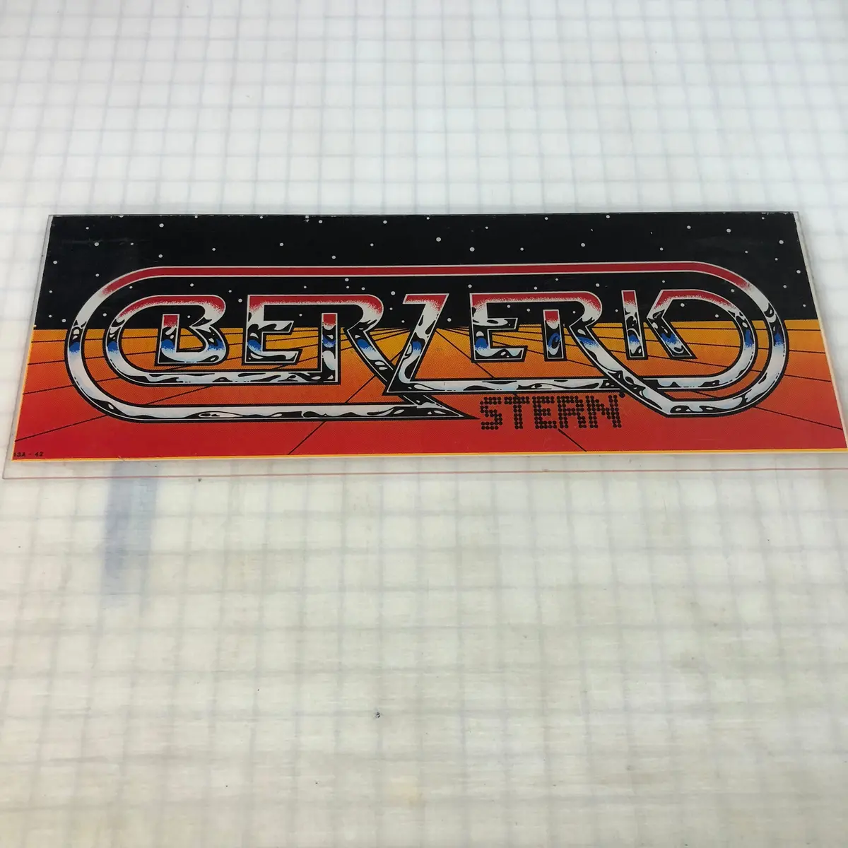 Vintage - Berzerk Arcade Marquee 1