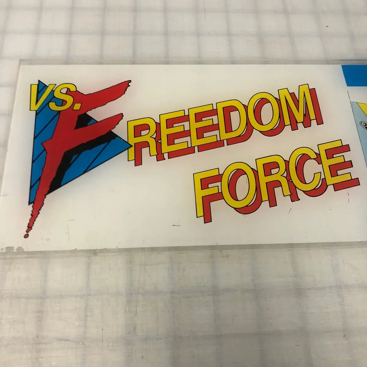 Vintage - Freedom Force Vs Arcade Marquee 1