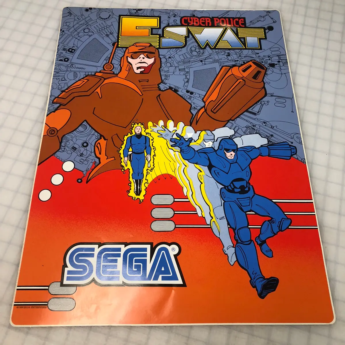 Vintage - Cyber Police E Swat Side Art 1