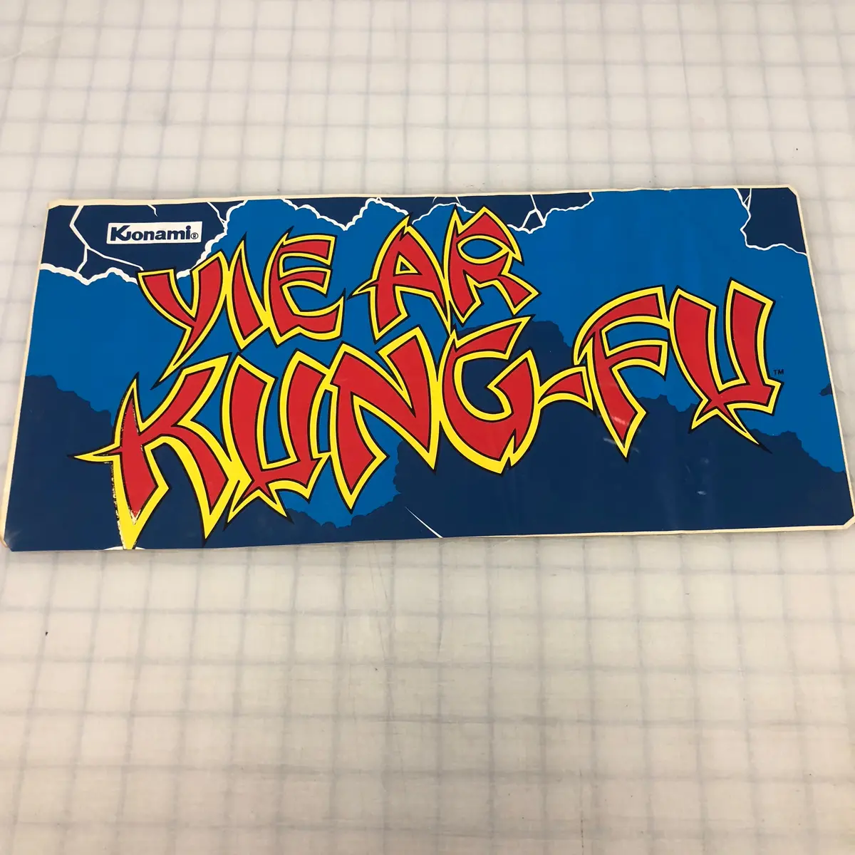 Vintage - Yie Ar Kung-Fu Side Art 1