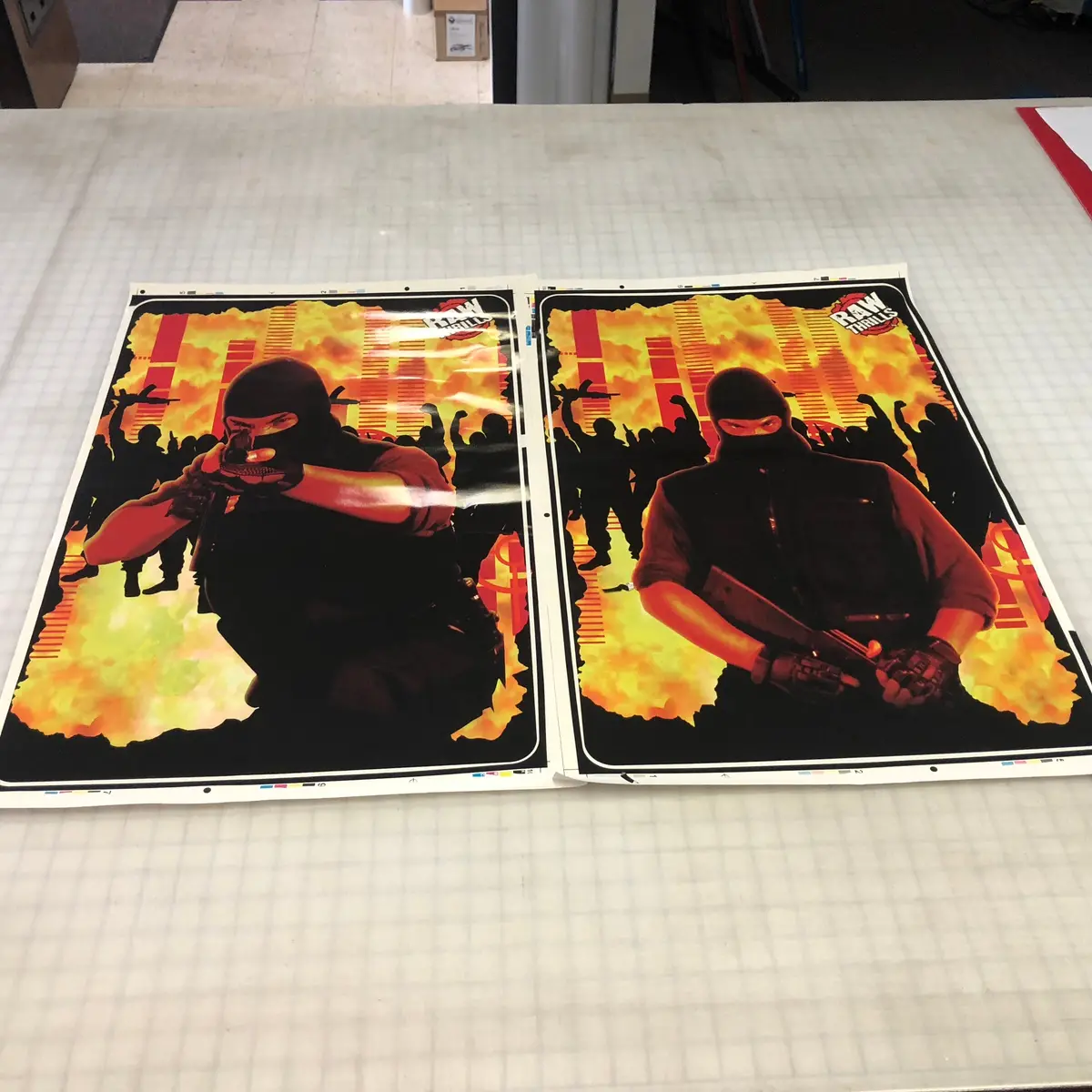 Vintage - Raw Thrills Side Art 1