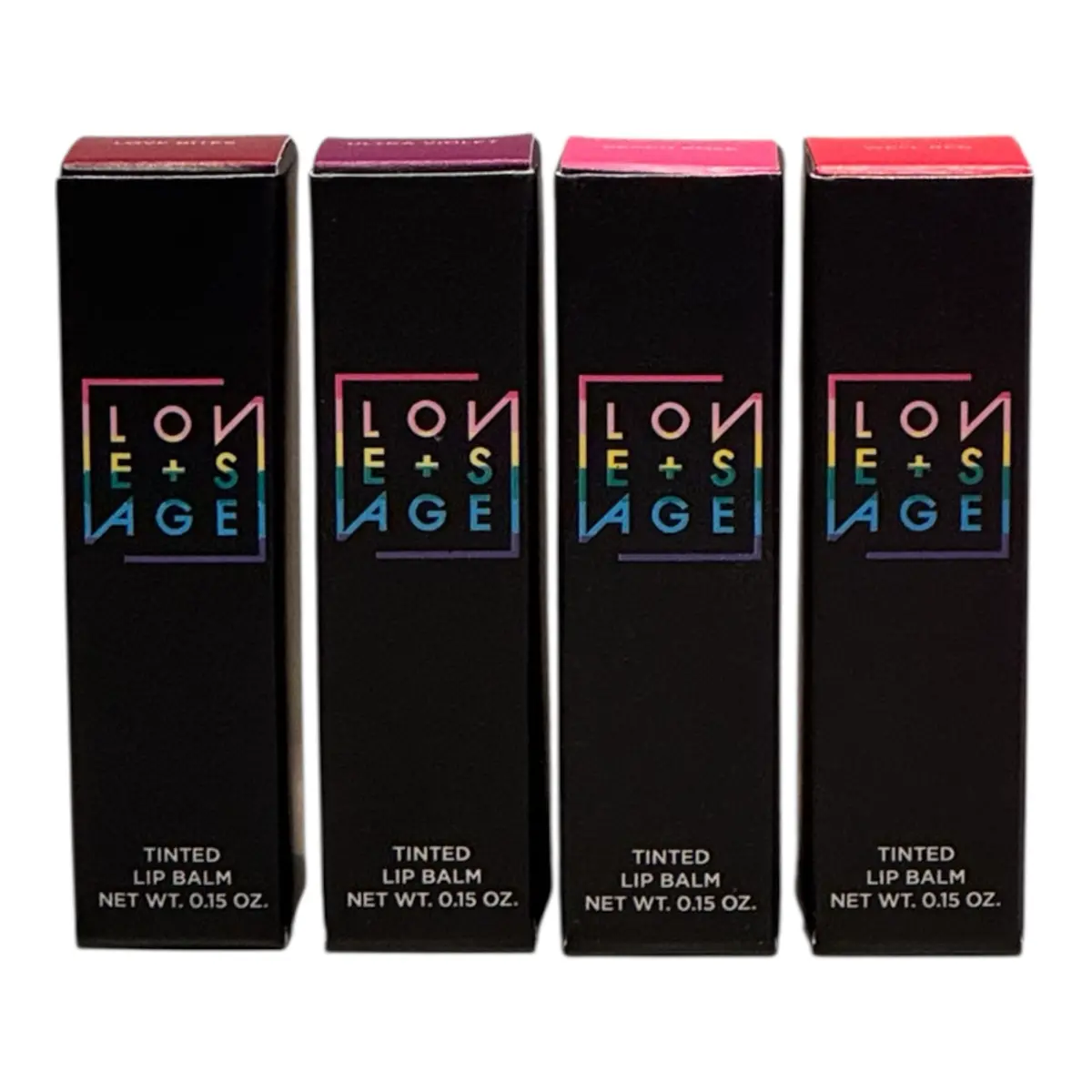 New! Love + Sage Tinted Lip Balm 4-Pack 1