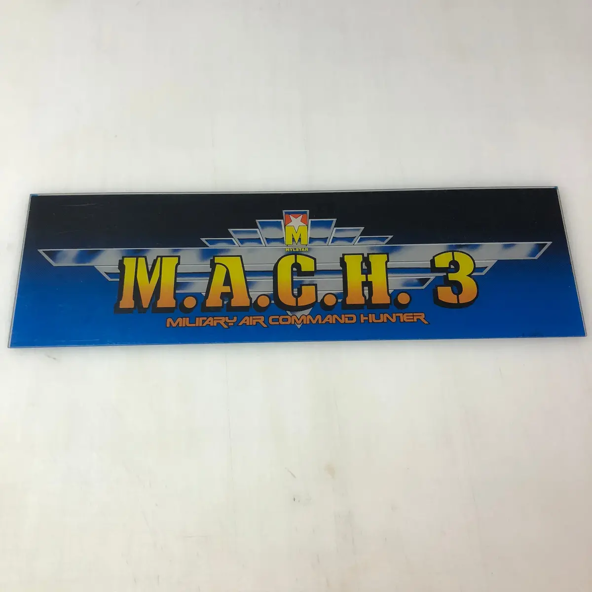 Vintage -  Mach 3 Arcade Marquee 1