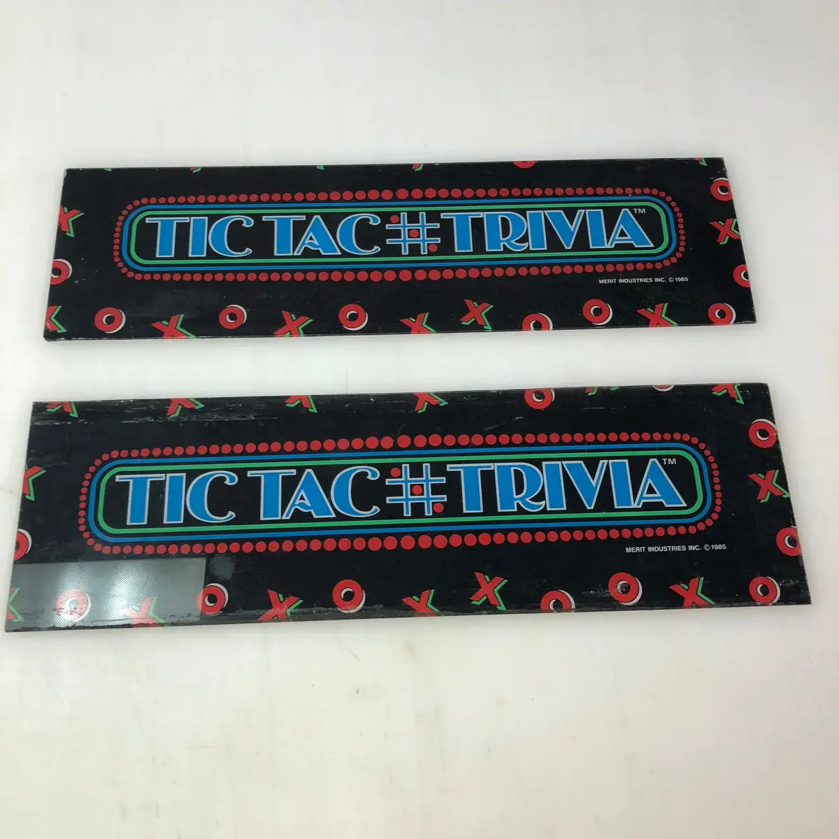 Vintage - Tic Tac Trivia Arcade Marquee 1