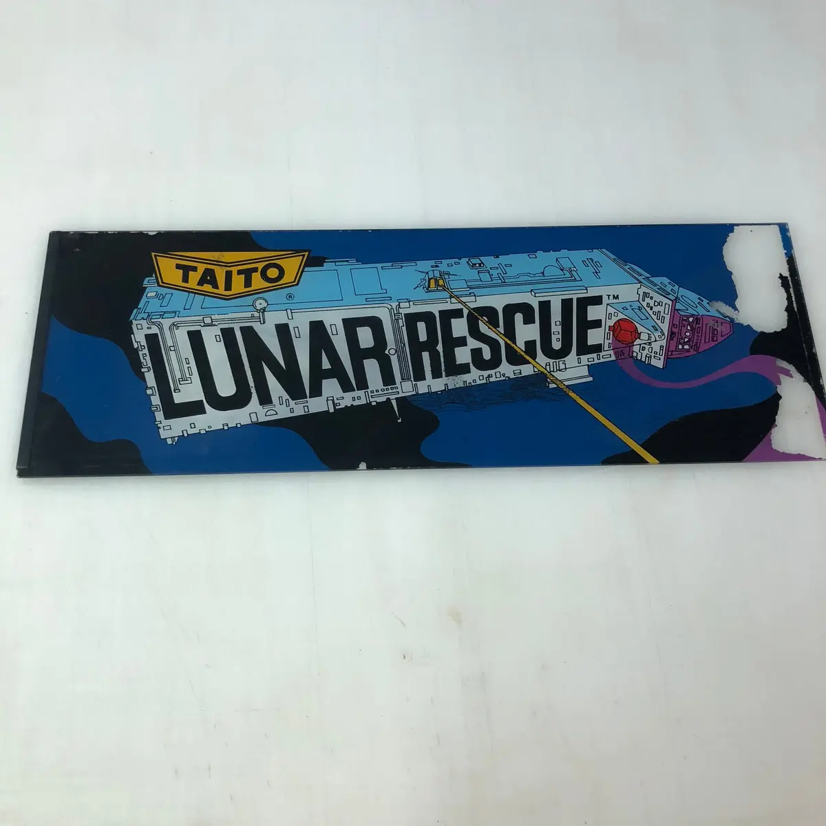 Vintage - Lunar Rescue By Taito Arcade Marquee 1