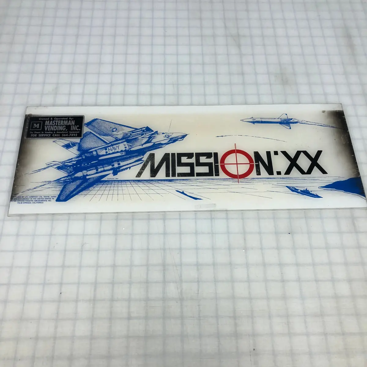 Vintage - Mission:Xx Arcade Marquee 1