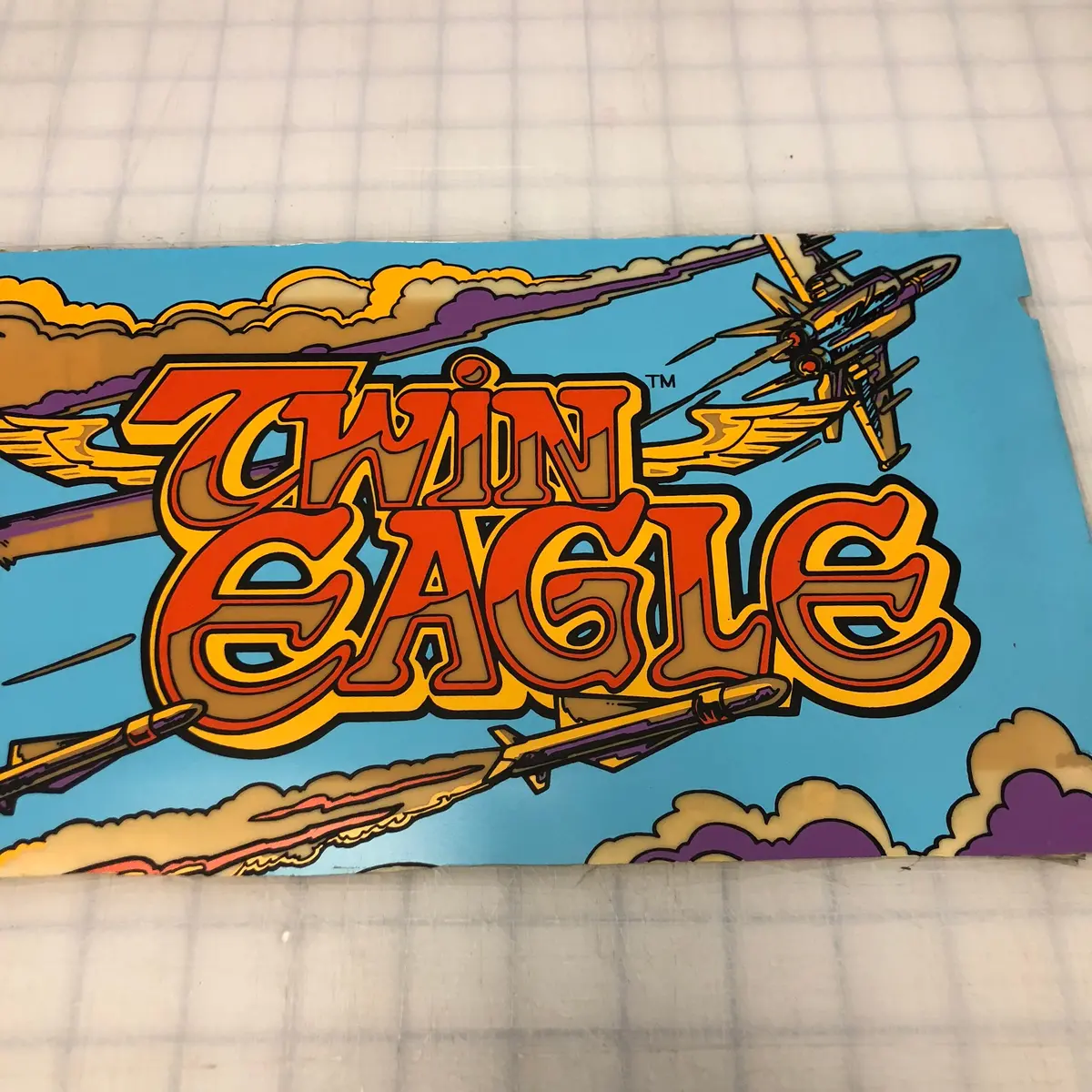 Vintage - Twin Eagle Arcade Marquee 1