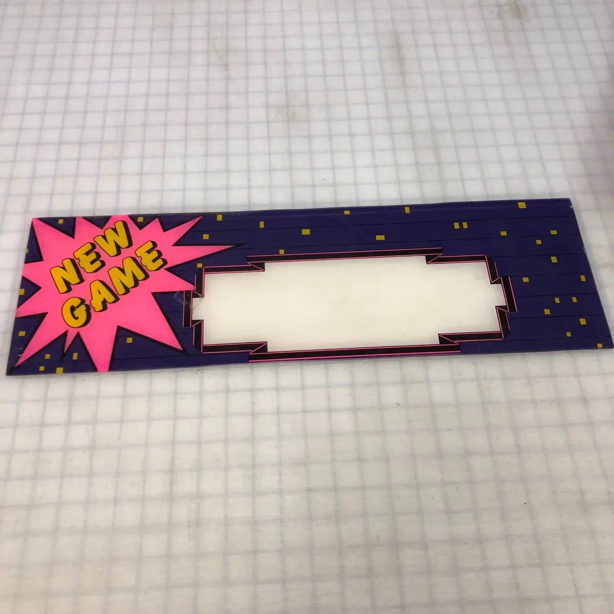 Vintage -  Generic New Game Arcade Marquee 1