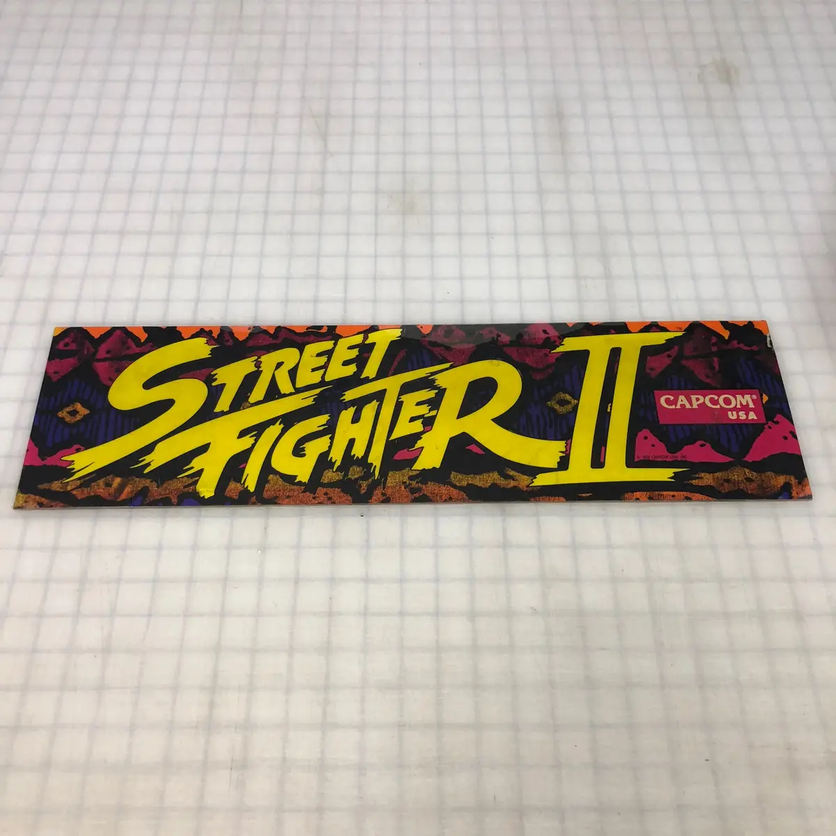 Vintage -  Street Fighter Ii Arcade Marquee 1