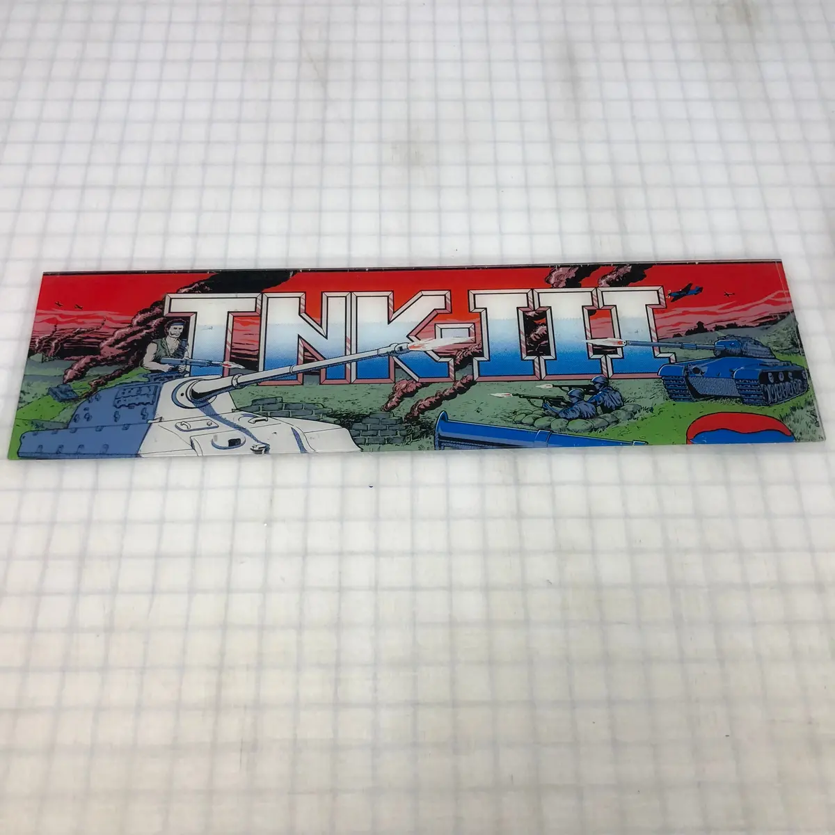 Vintage - Tnk-Iii Arcade Marquee 1