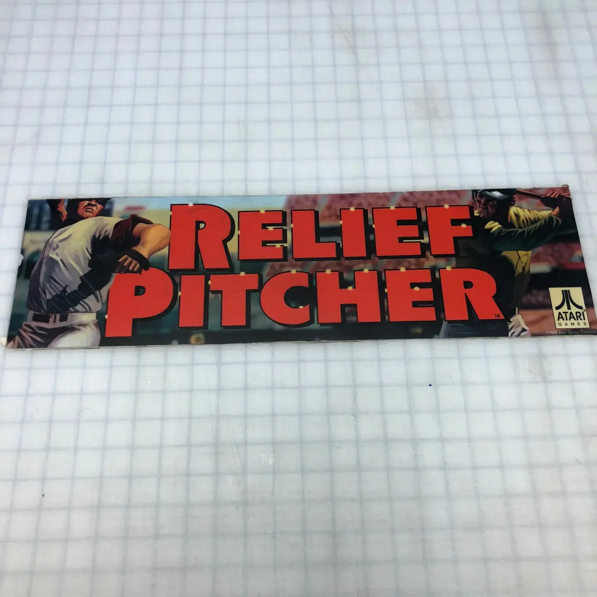 Vintage - Relief Pitcher Atari Arcade Marquee 1
