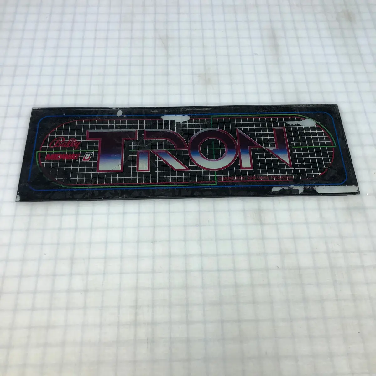 Vintage - Tron Glass Arcade Marquee 1