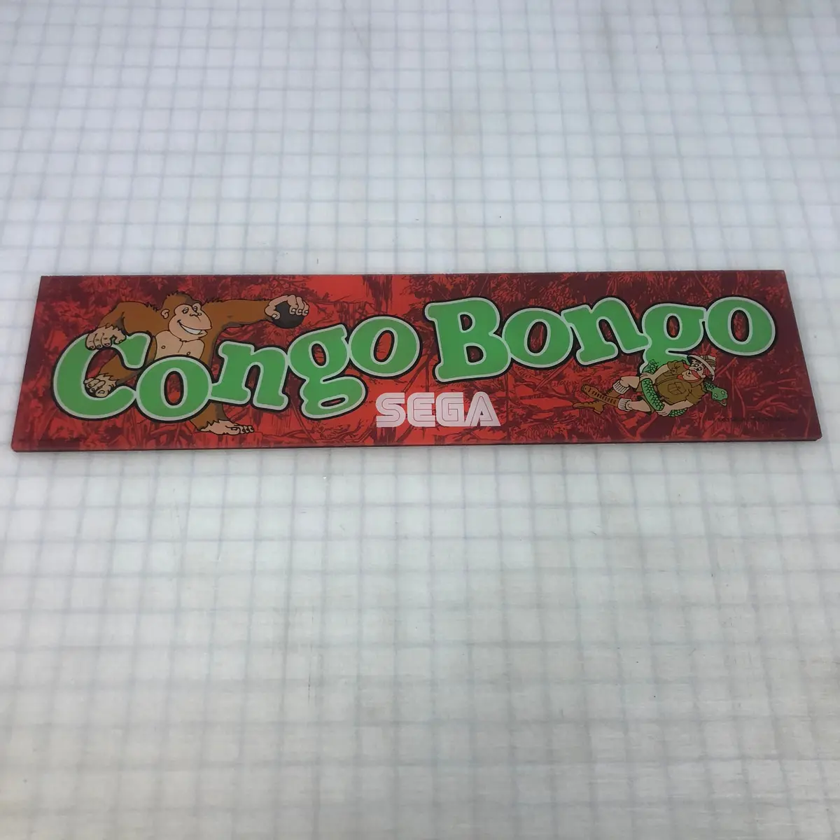 Vintage - Congo Bongo Arcade Marquee 1