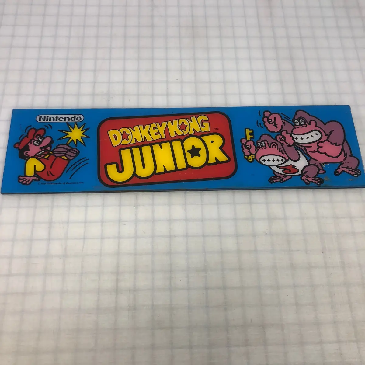 Vintage - Donkey Kong Jr Arcade Marquee 1