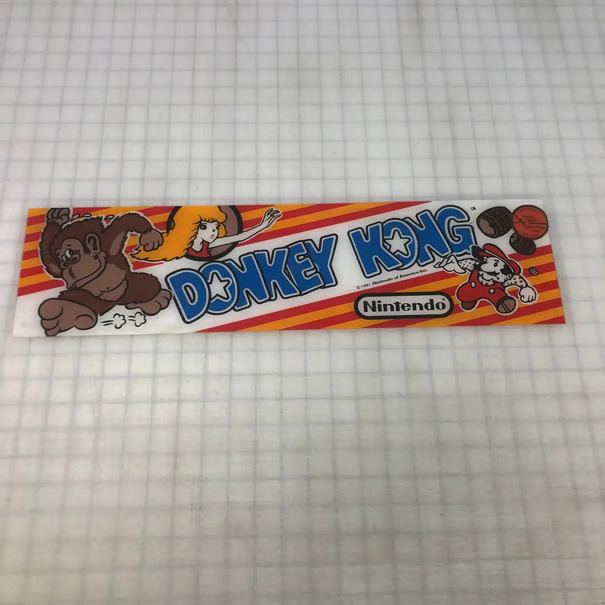 Vintage - Donkey Kong Arcade Marquee 1