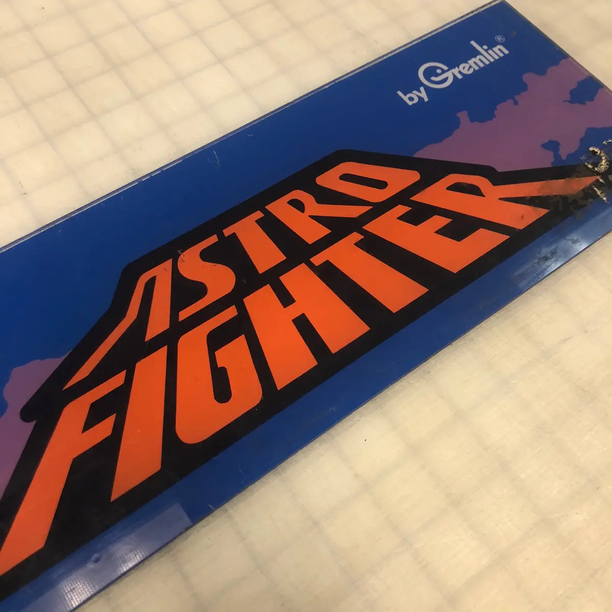 Vintage - Astro Fighter Arcade Marquee 1