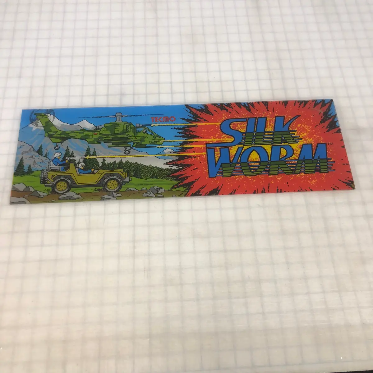 Vintage - Silk Worm Arcade Marquee 2