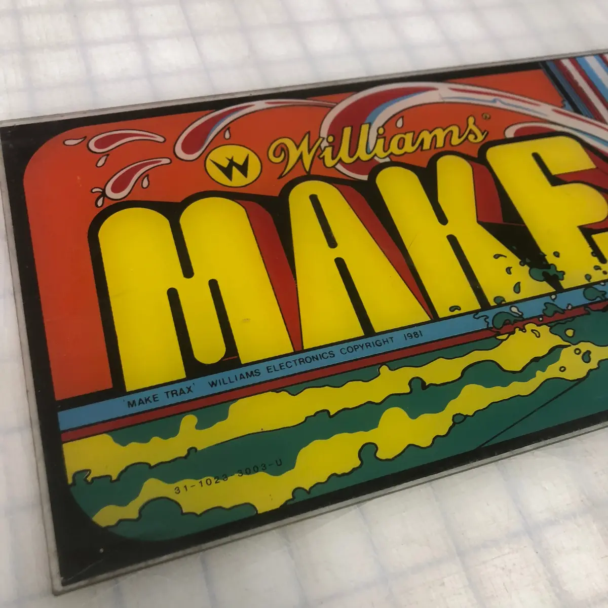 Vintage - Make Trax Arcade Marquee 1