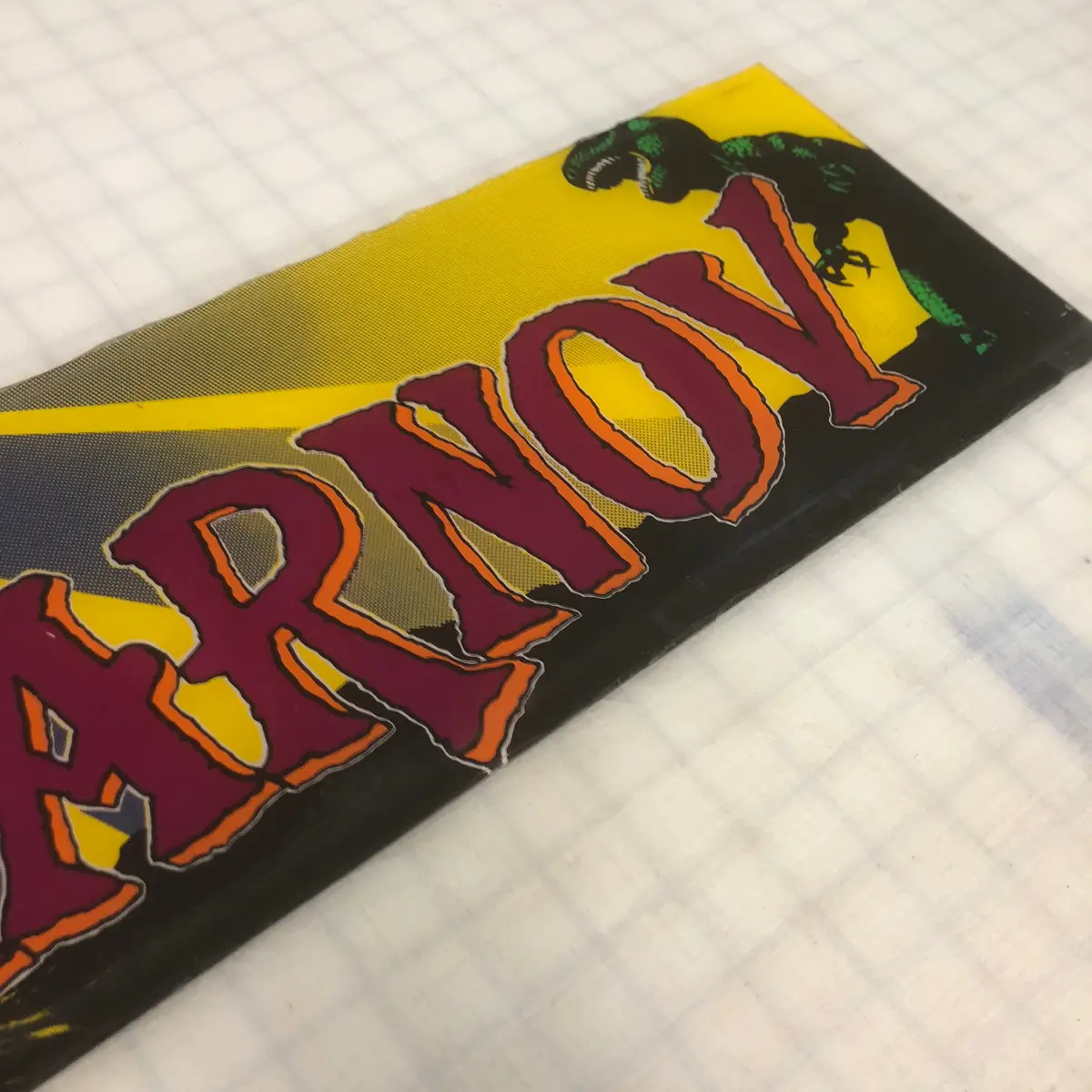 Vintage - Karnov Arcade Marquee 1