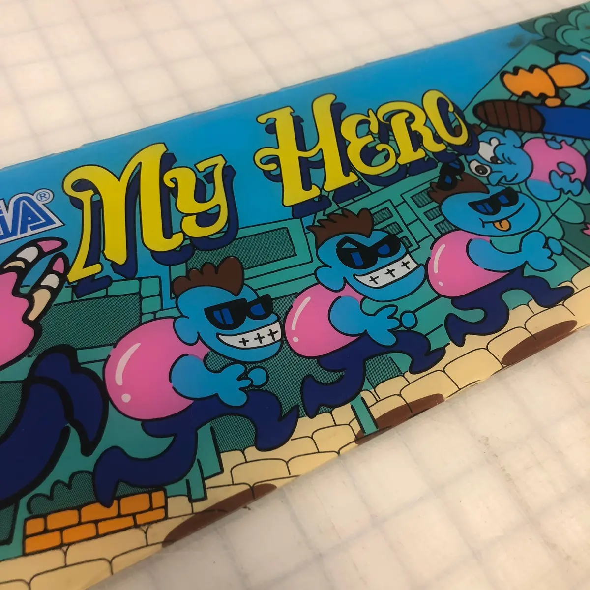 Vintage - My Hero By Sega Arcade Marquee 1