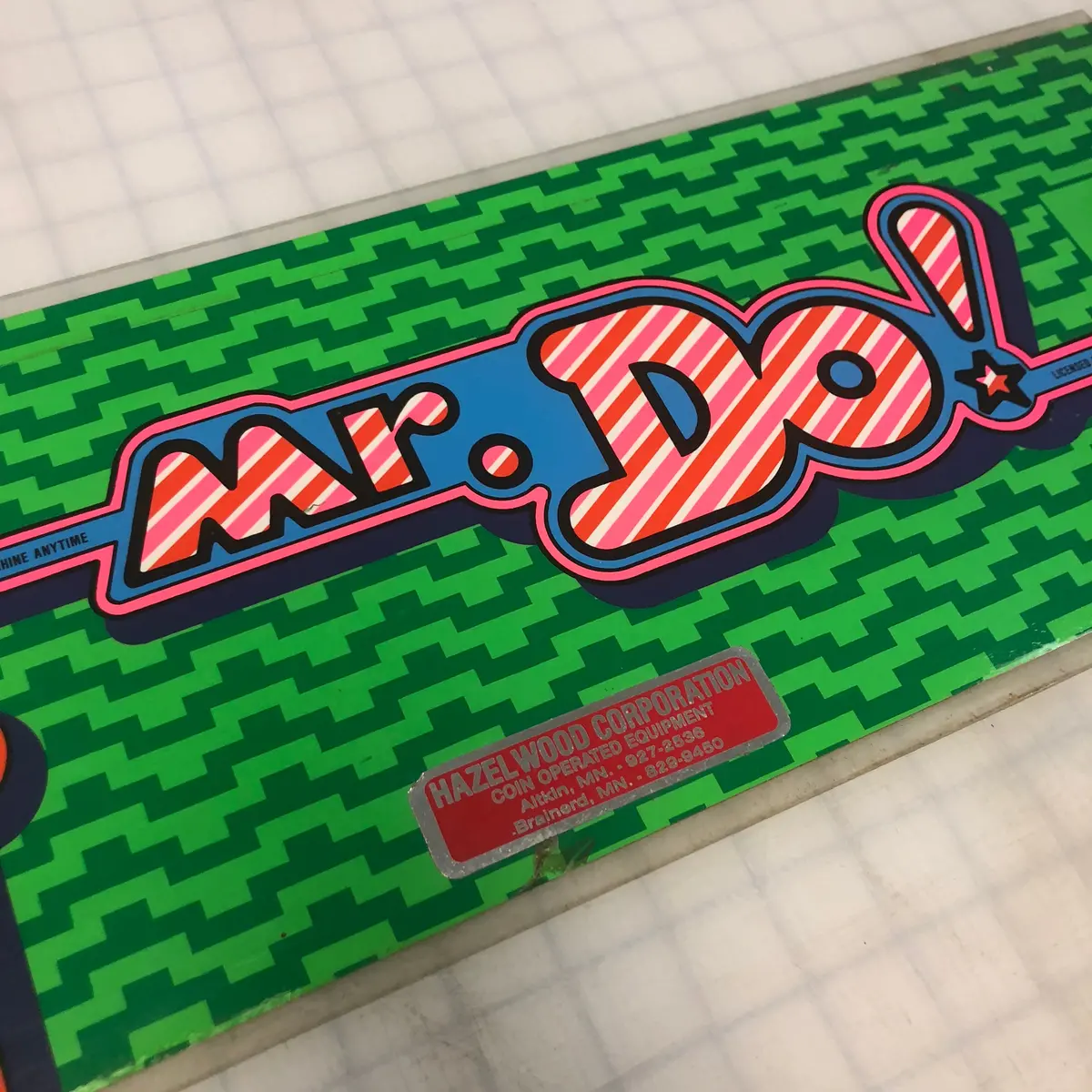 Vintage - Mr Do Arcade Marquee - (Large) 1
