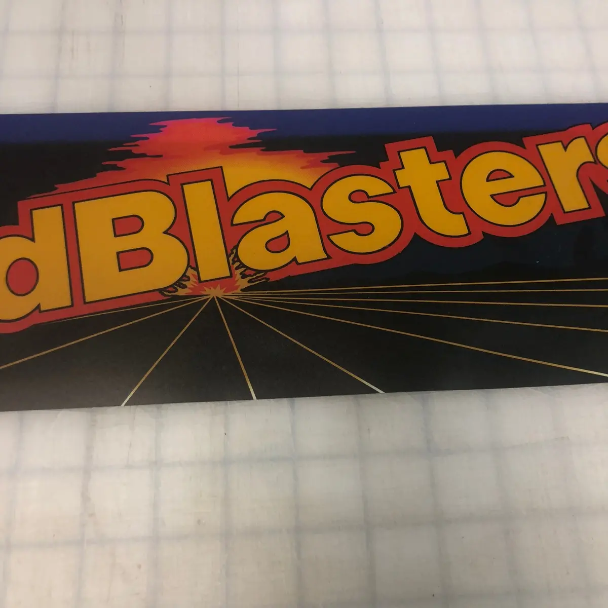 Vintage - Roadblasters Arcade Marquee 1