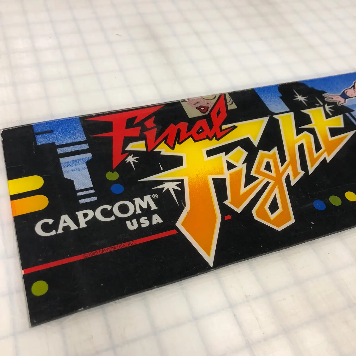 Vintage -  Final Fight Arcade Marquee 1
