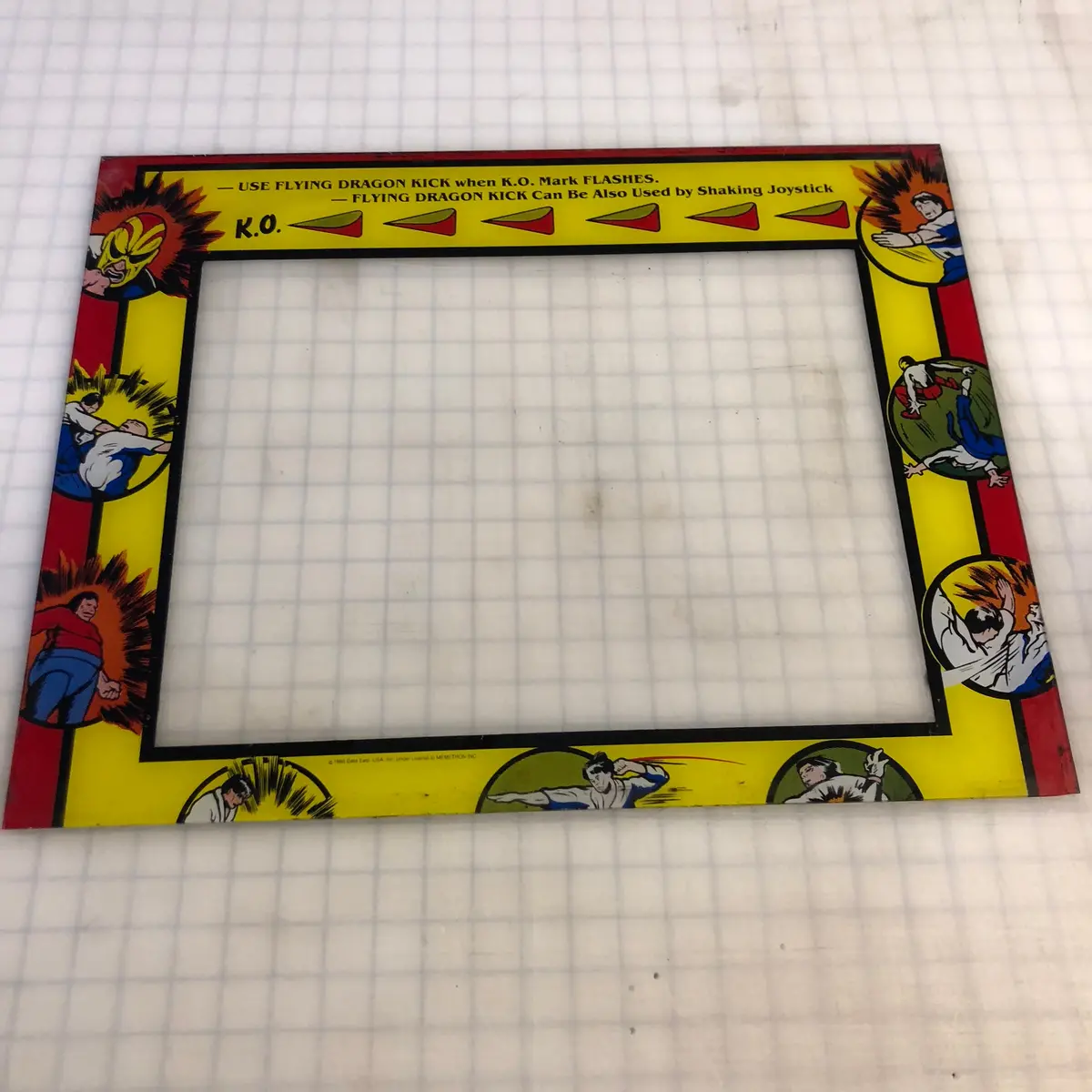Vintage - Karate Kung Fu Arcade Bezel 1