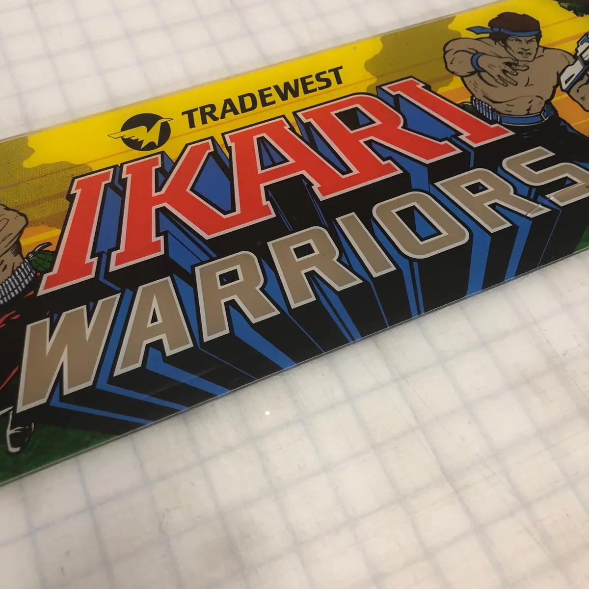 Vintage - Ikari Warriors Arcade Marquee - Full Size 1