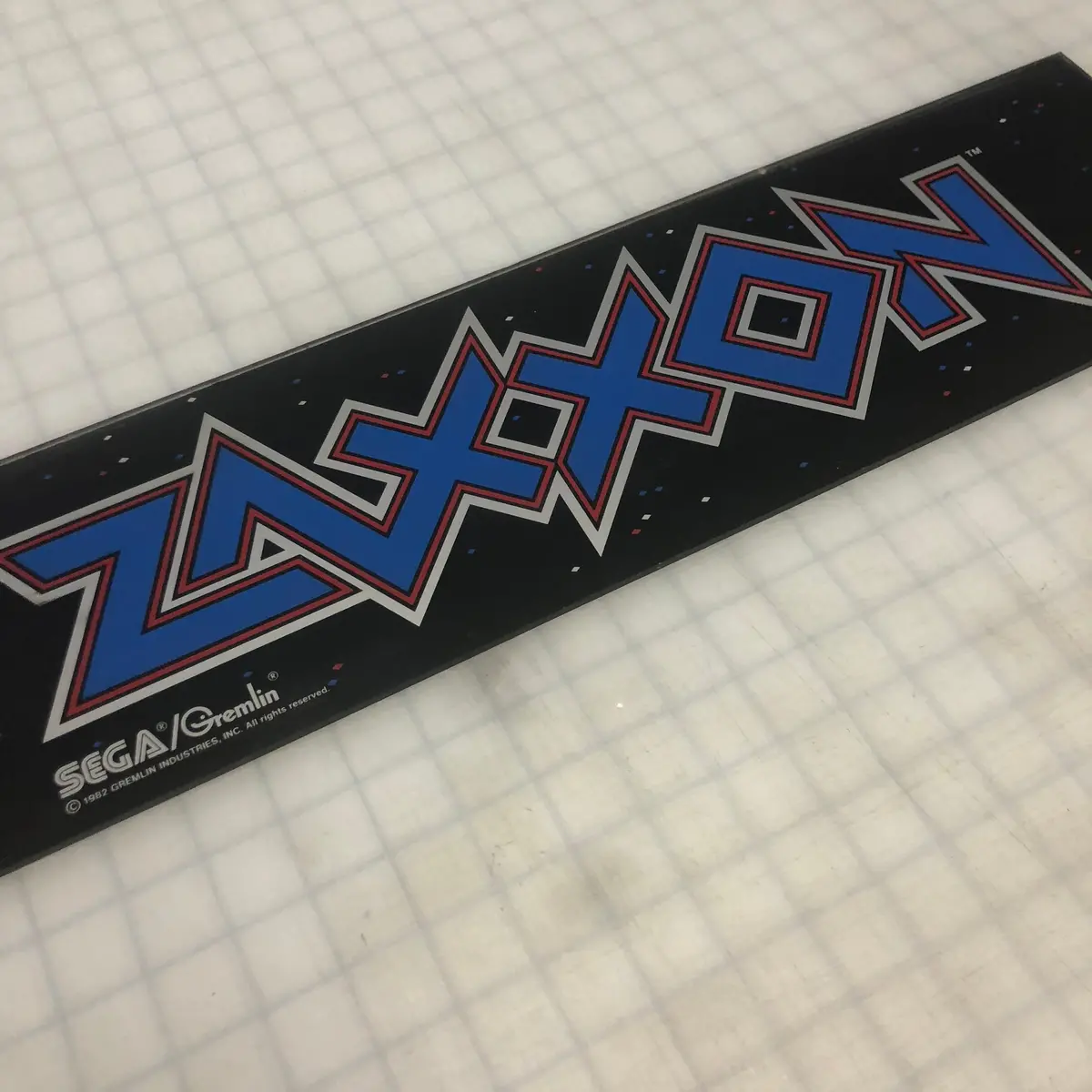Vintage - Zaxxon Arcade Marquee - Sticker In Corner 1