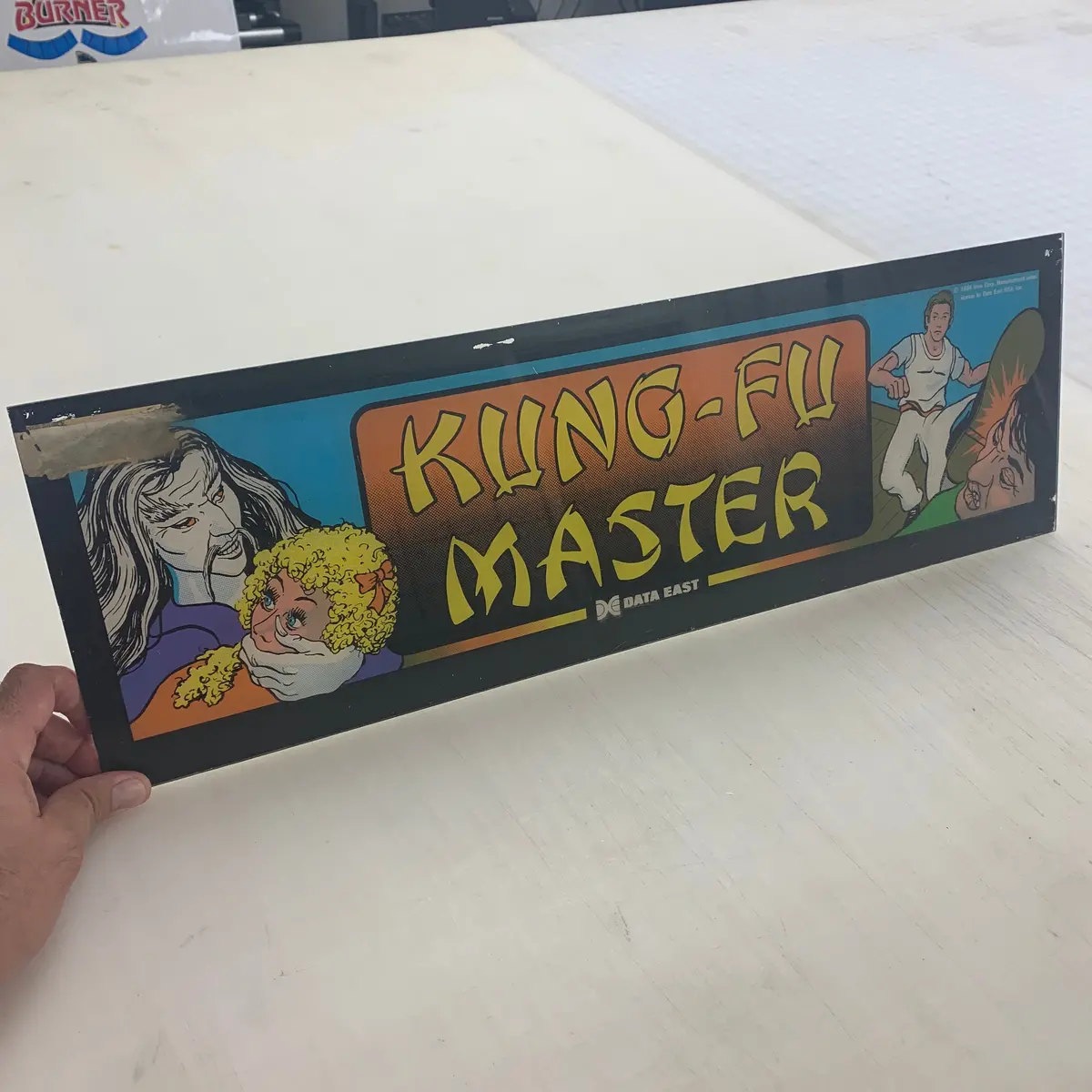 Vintage -  Kung-Fu Master Arcade Marquee B 1