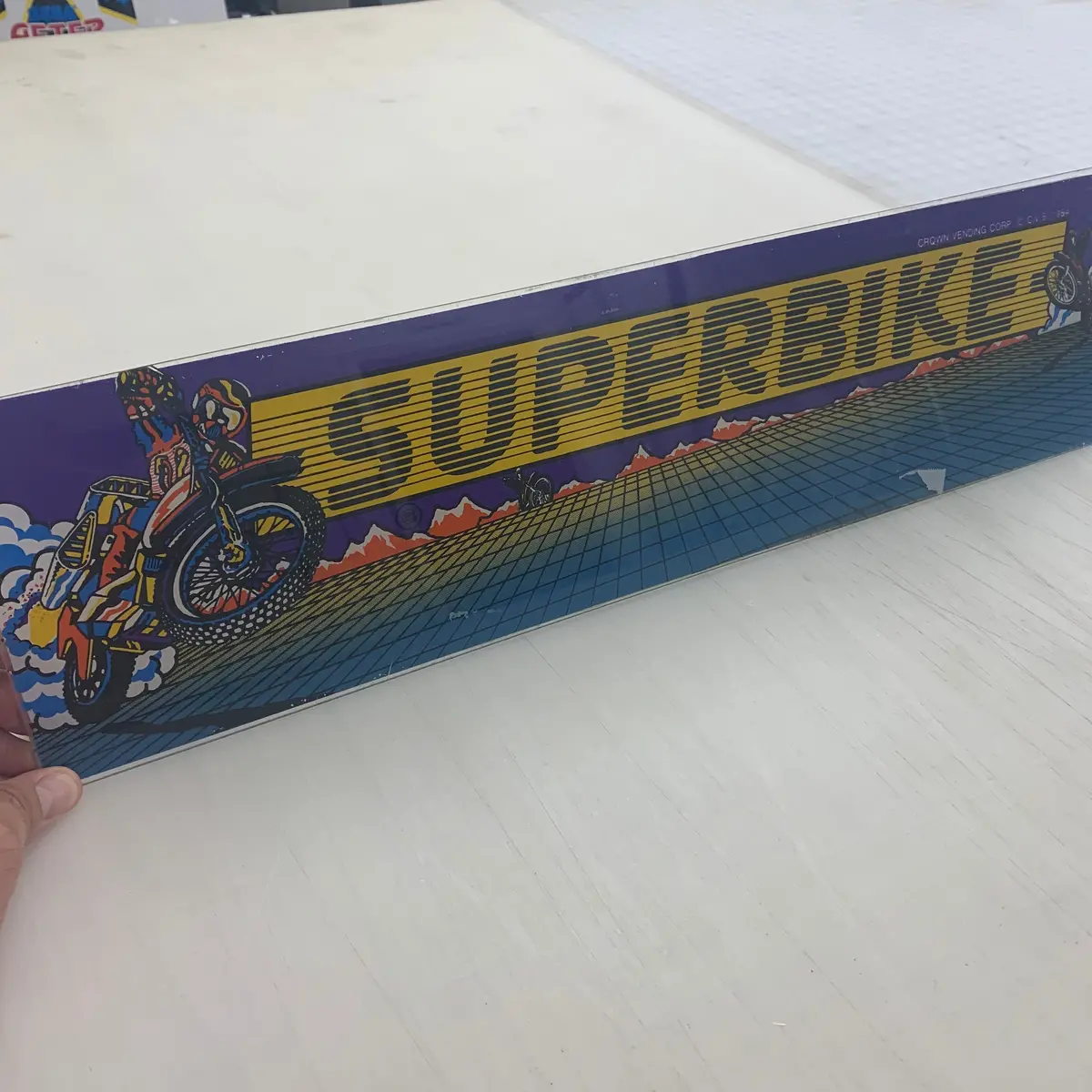 Vintage -  Superbike Arcade Marquee 1