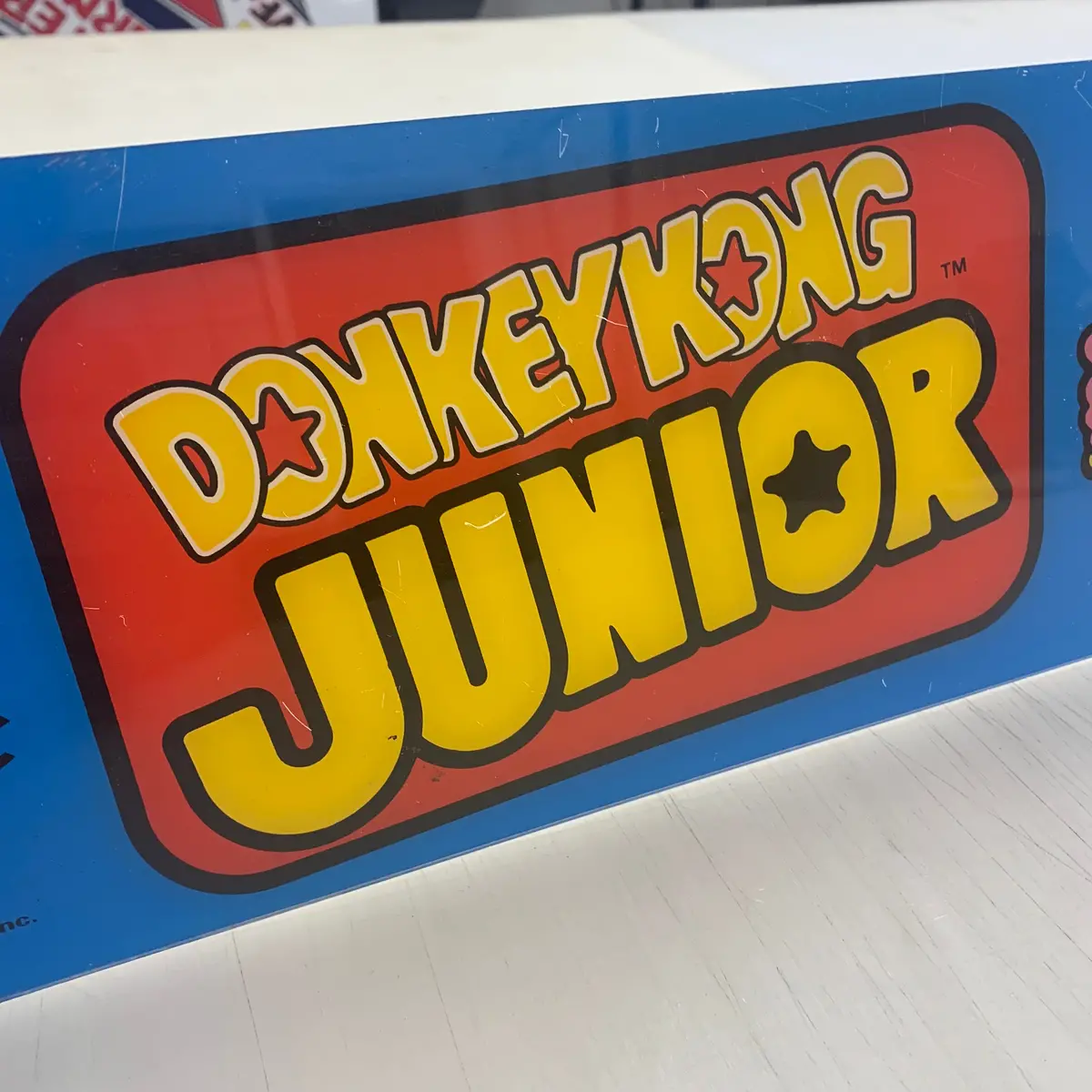Vintage -  Donkey Kong Jr Dkjr Arcade Marquee D 1