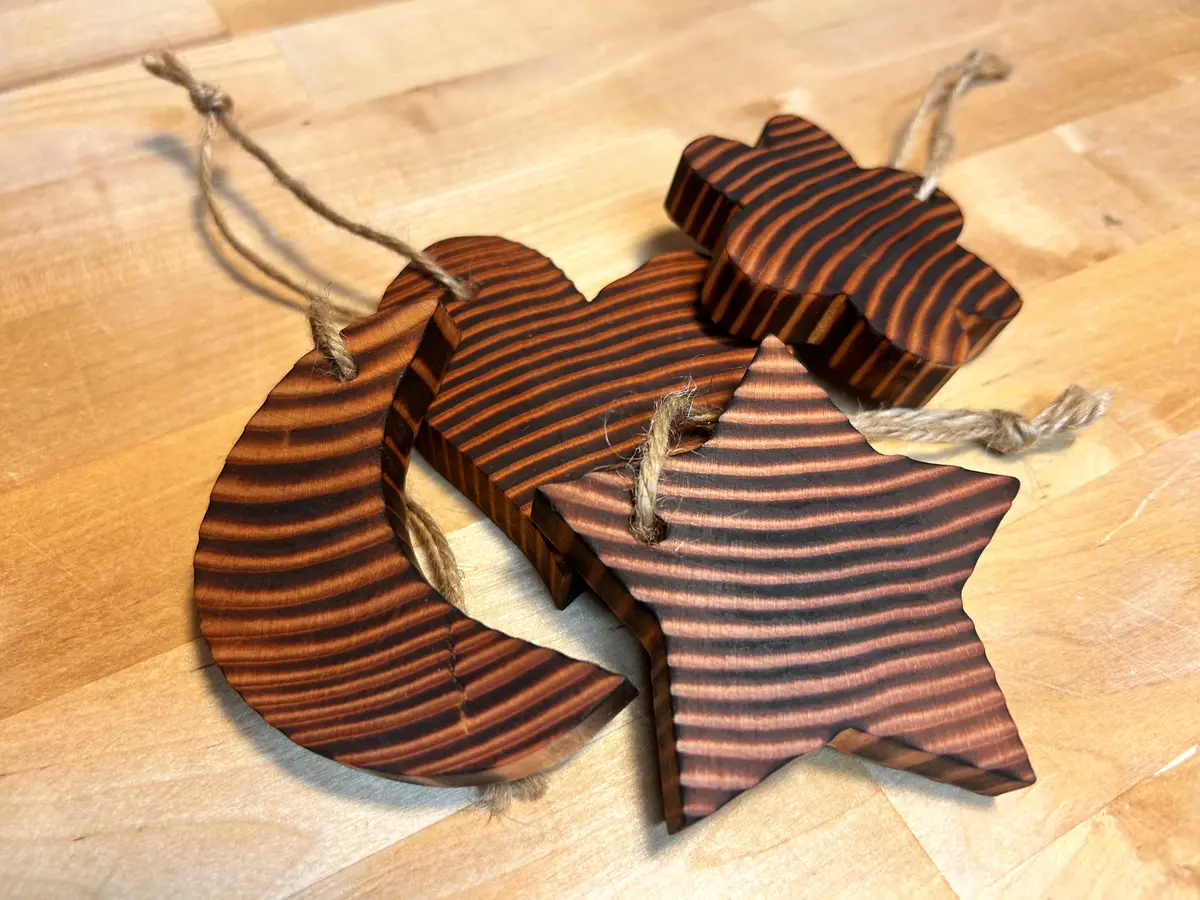 Wooden Holiday Ornaments - Handcrafted In Vermont 1