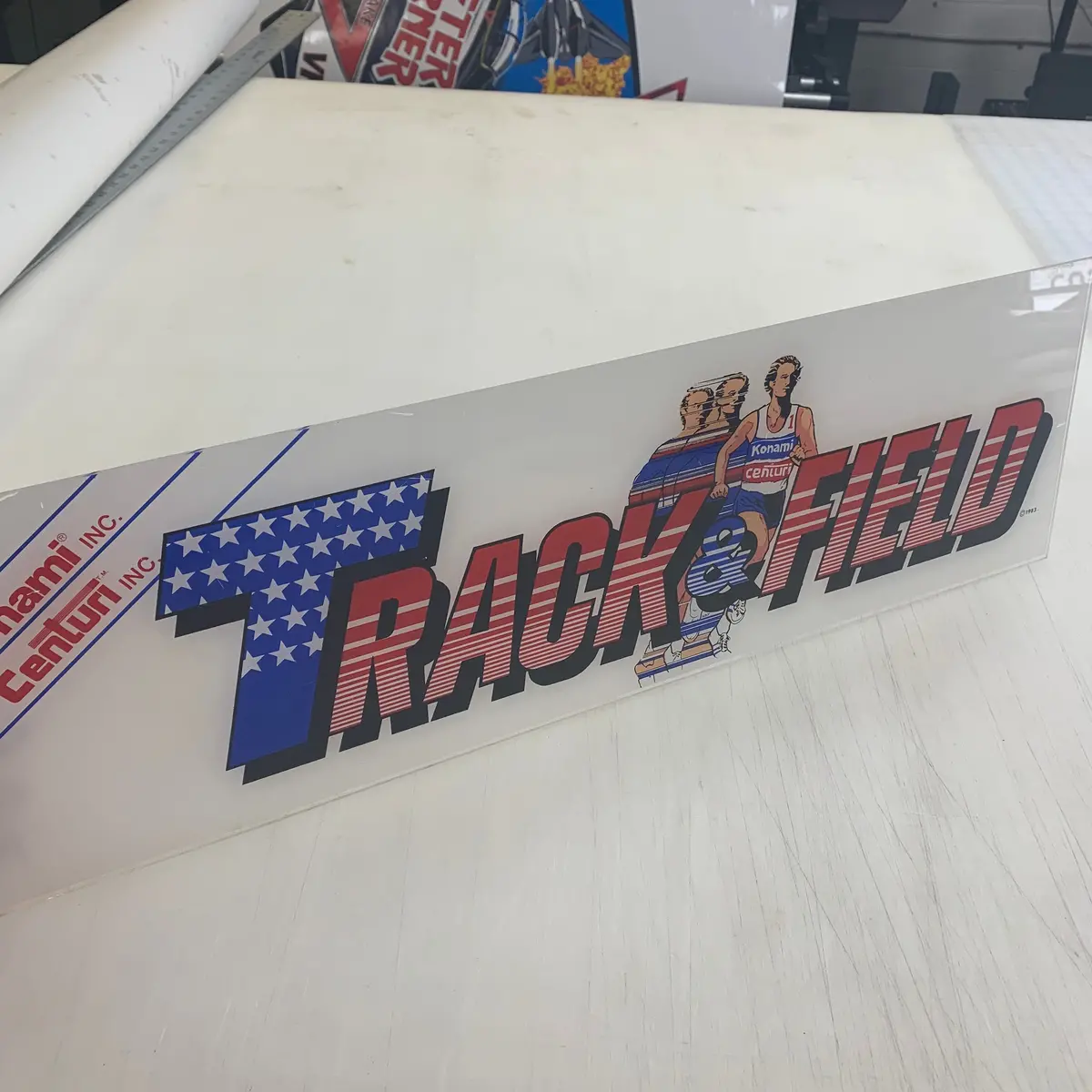 Vintage - Track & Field Arcade Marquee 1