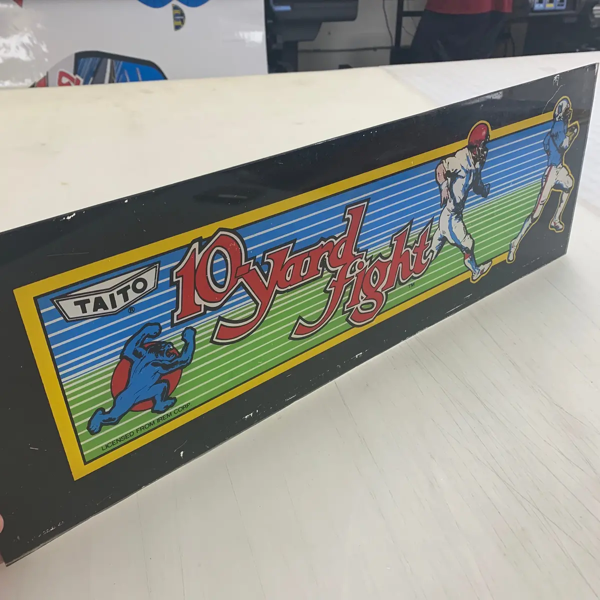 Vintage - 10 Yard Fight Arcade Marquee 1