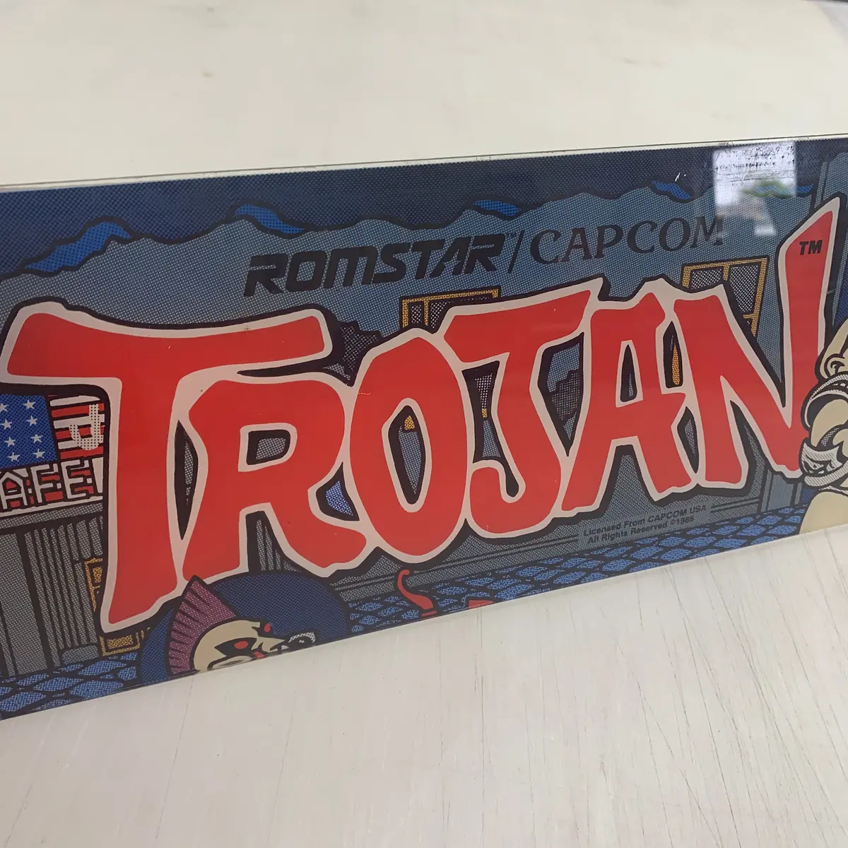 Vintage - Trojan Arcade Marquee 1