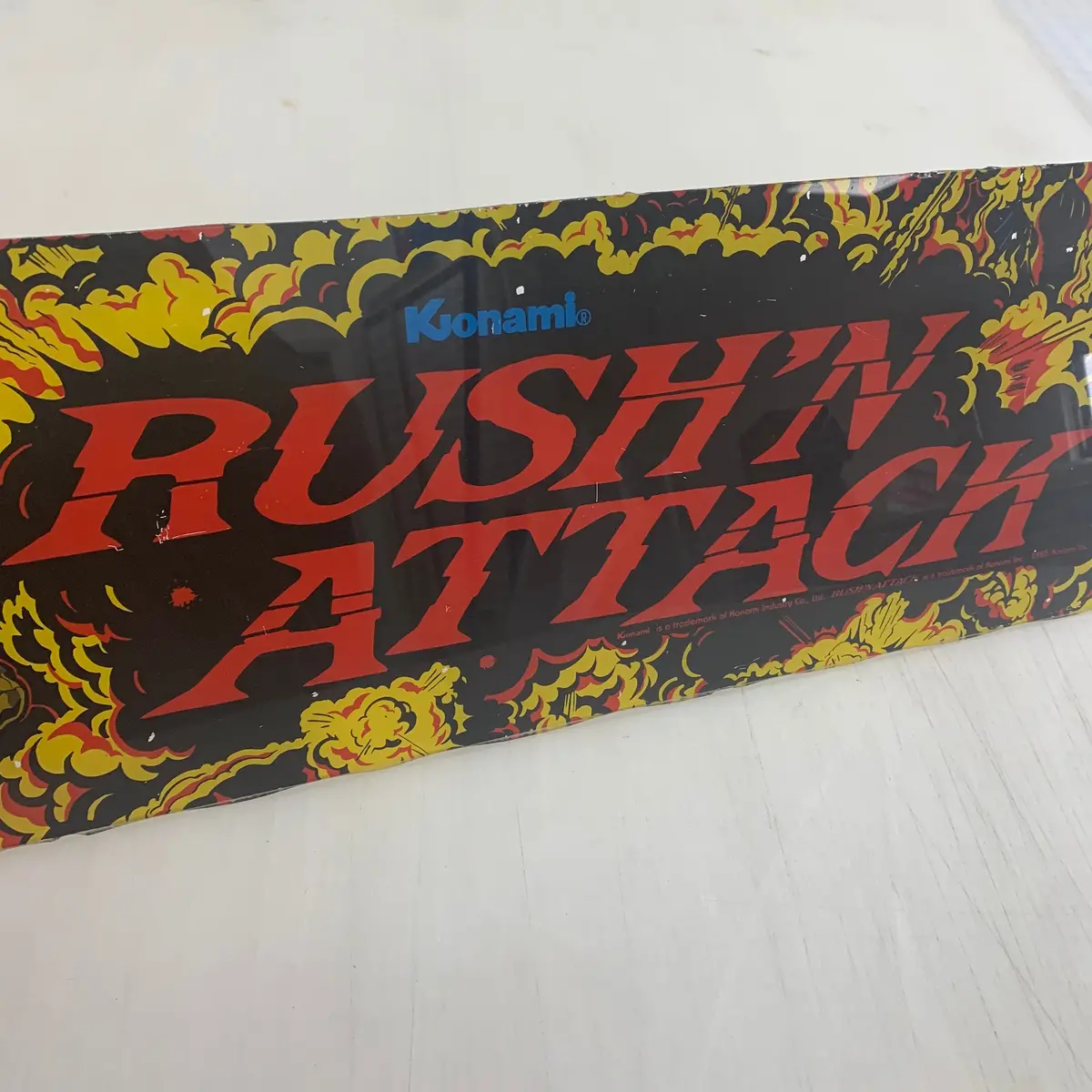 Vintage - Rush'n Attack Arcade Marquee 1