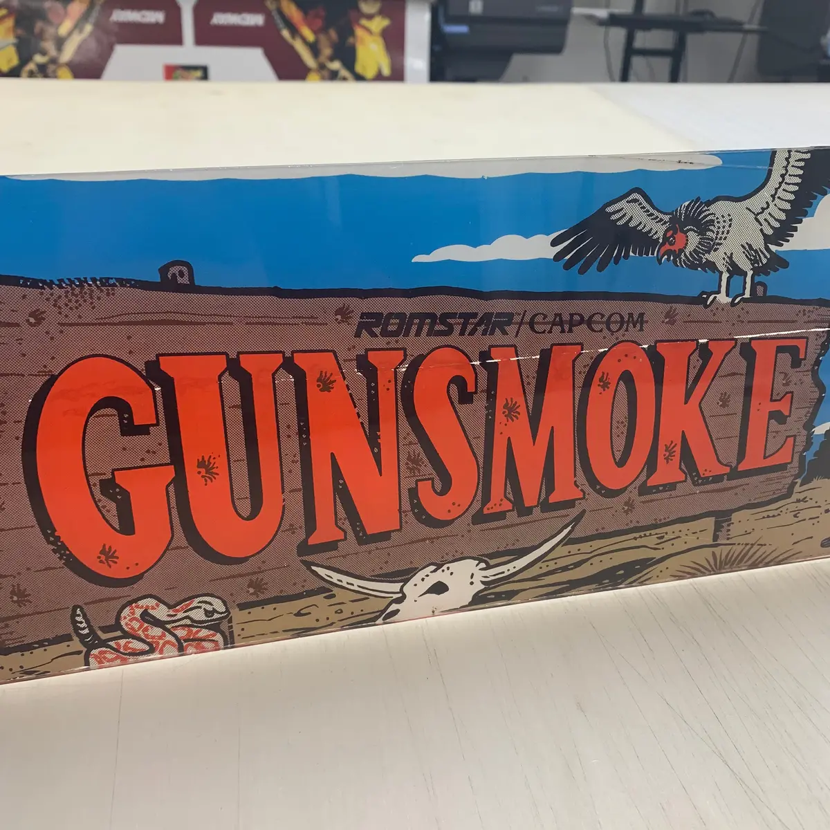 Vintage - Gunsmoke Arcade Marquee 1
