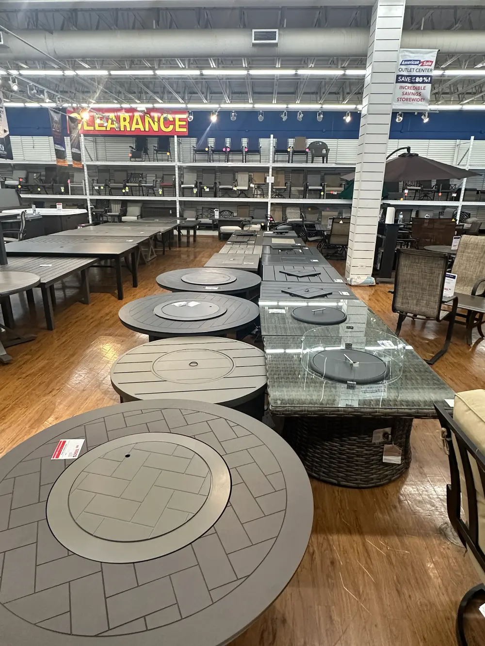 Outlet Fire Pit Tables & Chairs 1