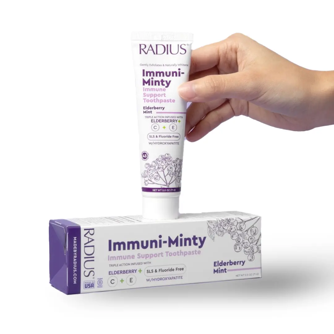 Radius Immuni-Minty Immune Support Toothpaste, Elderberry Mint 1