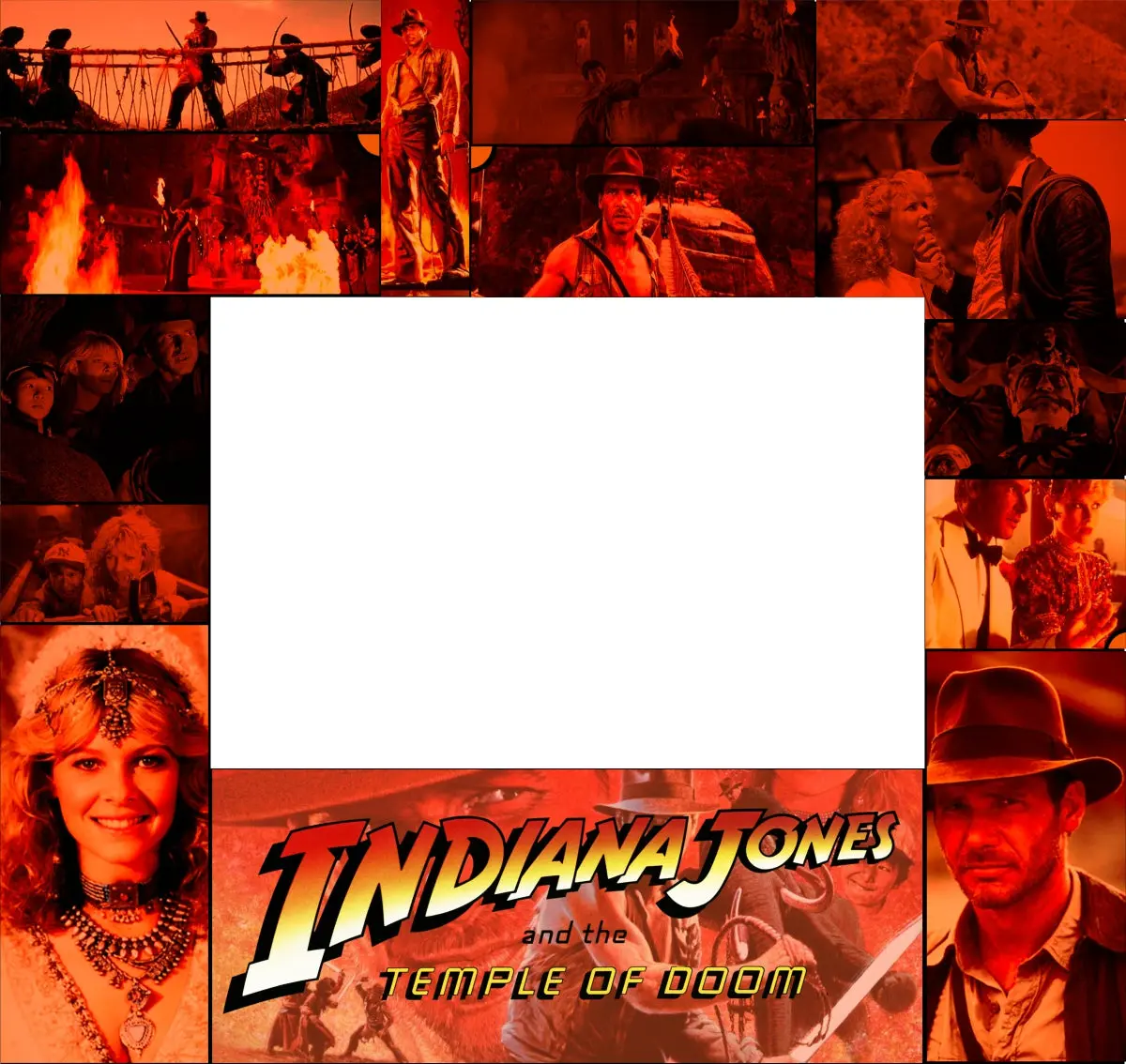 Indiana Jones Temple Of Doom Custom Arcade Bezel 1
